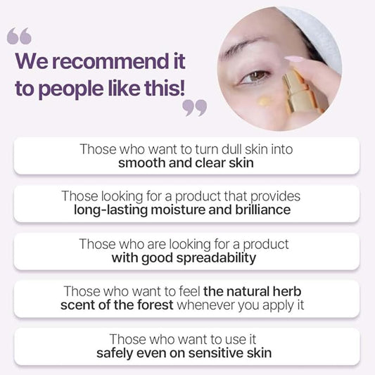 Ampoule Facial Serum 1.69 fl oz for Glowy Skin, Hydrating, Wrinkles, Dark spot, Fleckles & Blemish/Hyaluronic Acid, Vitamin C, Collagen, Peptide, Niacinamide/Natural Herb Scent/Korean