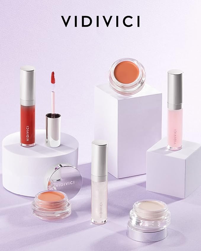 VIDIVICI Millennial Glow Cream Illumination - Creamy Light Face Luminizer Highlighter for Dewy, Glow Makeup - Ultra Fine and Light Reflecting Particles, 0.21oz.