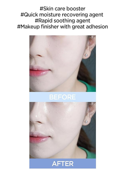 JUNG SAEM MOOL Essential Mool Micro Fitting Face Mist 4.06 Fl Oz, Ultra-Fine Hydrating Makeup Setting Spray with Thermal Spring Water, Long-Lasting Fixing Power Dewy Glow Primer, Korean Face Mist