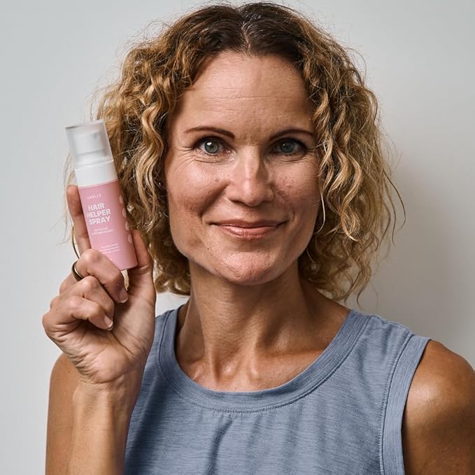 TryBello Hair Helper Spray - Growth Serum With Biotin & Castor Oil - Caffeine Infused Treatment for Thicker, Fuller Hair - Repair Thinning Naturally - Vegan, Cruelty-Free Formula
