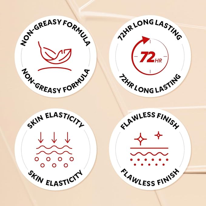 TIRTIR Mask Fit Red Cushion Foundation | Full coverage, Weightless, Skin fit, Satin Glow Finish, Korean Makeup BB Foundation, beauty, Tattoo cover up, Buildable (#27C Cool Beige, 0.63 Fl Oz)