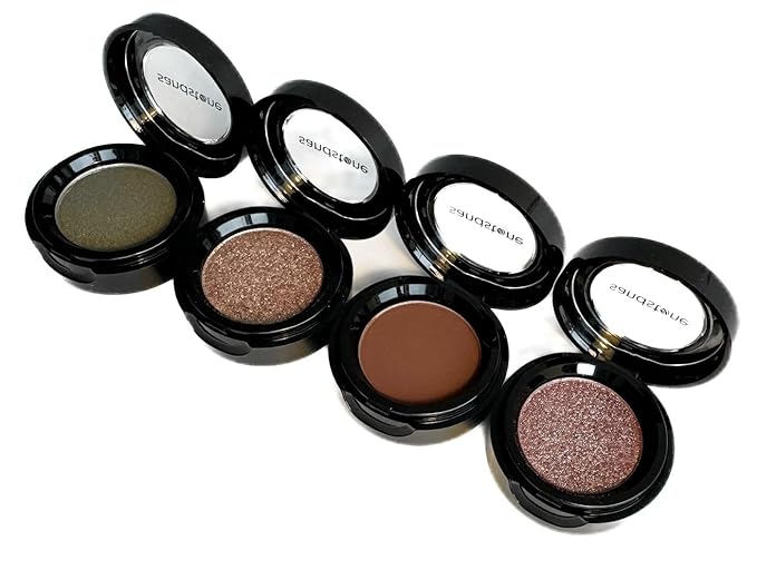 Sandstone Scandinavia Eyeshadow for Sensitive Eyes, Eyeshadow with Long Durability, Allergy Certified, Fragrance-Free and Vegan Eye Make-Up, Hypoallergenic Make-Up (563 Espresso)