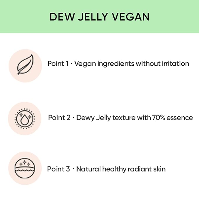 AMUSE SEOUL Dew Jelly Vegan Cushion Foundation (1.5 CLEAR) | dewy, glow, long-lasting, double coverage, clean beauty, lightweight, natural look, foundation for sensitive skin, hydrating cushion