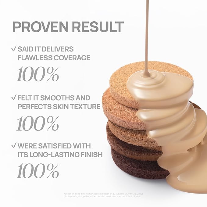 BANILA CO Covericious Ultimate Cover Cushion | Up to 100HR Long-Wear Foundation | 20 Shades for All Skin Tones | Matte & Lightweight Finish | Korean Cushion Foundation (14g / 0.49 oz), 19C LIGHT