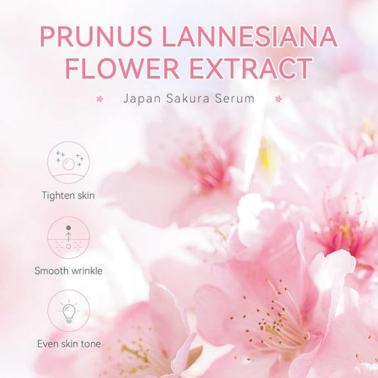 Skin Care Set with Cute Mini Luggage,Sakura Skin Care Sets & Kits,Pamper Sets For Teenagers Girls Gifts,Skin Care Set For Teenagers Girls 10-12 (One Size, Cherry Blossom-StyleC-Advanced Moisturizing)