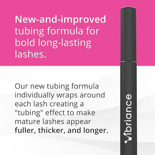 Vibriance Volumizing Tubing Mascara, Soft Black - Hypoallergenic, Moisturizing, Lifting, Long-Lasting - Special Tube Formula for 50+