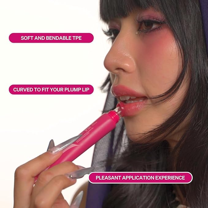 LipLock Jelly Serum, Korean Skincare for Dry Lips, Long-Lasting, Hydrating, Plumping, Glossy Mask with Rose PDRN, Carrot Collagen, Pillow Peptide, Moisturizing Tinted Lip Balm. (Grape Crush)