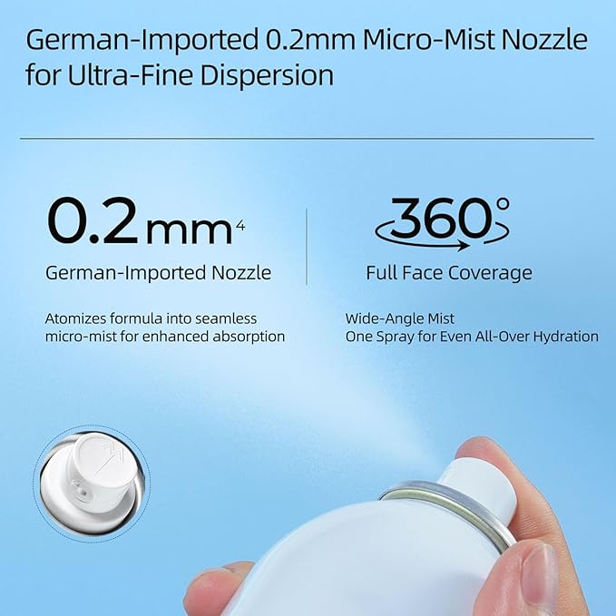 YILIAN Face Mist Natural Facial Spray with HA, Soothing and Calming Sensitive Skin, 10.14 fl. oz. 2 Packs