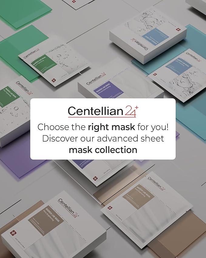CENTELLIAN 24 Madeca Mask (Water Hydrating, 20pc) - Face Mask Sheet for Deep Hydration, Sun Damage with Centella Asiatica, TECA, Niacinamide, Ceramide. Korean Skin Care for Men Women by Dongkook