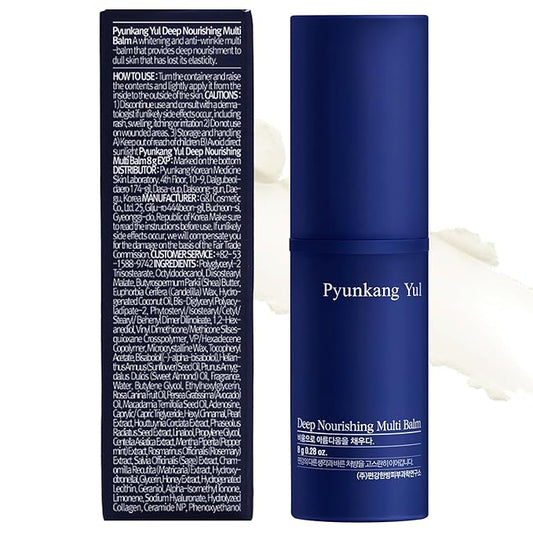 Pyunkang Yul PKY Deep Nourishing Multi Balm - 8g | Hydrating & Soothing All-in-One Balm for Face, Lips & Body