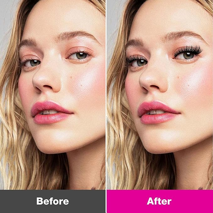 VEYESBEAUTY Lash Clusters Kit Eyelash Extensions Thin & Invisible Band Individual False Eyelashes Newbie's Five-Second Series Wispy Lash Tray for Self-application, Camellia Lashes 8-18mm Mixed Length