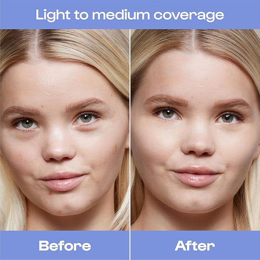 Alleyoop Game Face Makeup Concealer - Lightweight, Buildable Under Eye Concealer for Dark Circles, Hydrating Cream Formula for Women with Aloe Stem Cell - Smooth, Crease-Proof Makeup, Brilliant