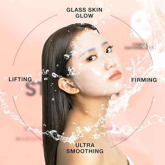 STARSKIN Close-Up 1x40g, Coconut Bio-Cellulose Firming Face Mask for all Skin Types, Face Lifting Korean Skincare Mask, Skin Elasticity Improvement and Rejuvenating Effect, K Beauty Skincare