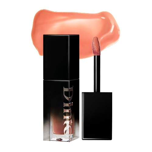 DINTO Blur-Glowy Lip Tint - Glossy Finish, Hydrating, Long Lasting, Lightweight Texture, Non-Sticky, Vegan & Cruelty-Free, K beauty (211 Venus, 0.11 fl.oz) (30 colors)