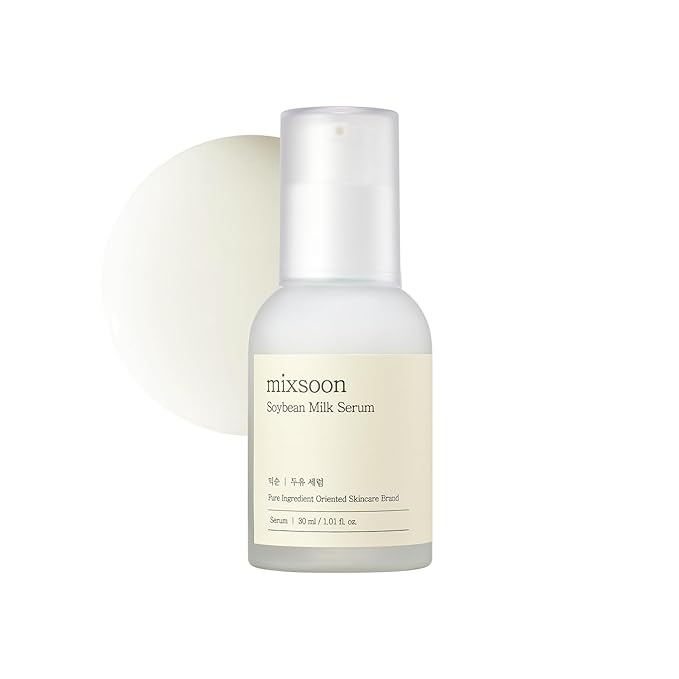 mixsoon Soybean Milk Serum 1.01 fl.oz / 30ml Milky Soothing Moisturizer for Nourishing Serum Korean Skincare for Glass Skin Bean Essence No.2
