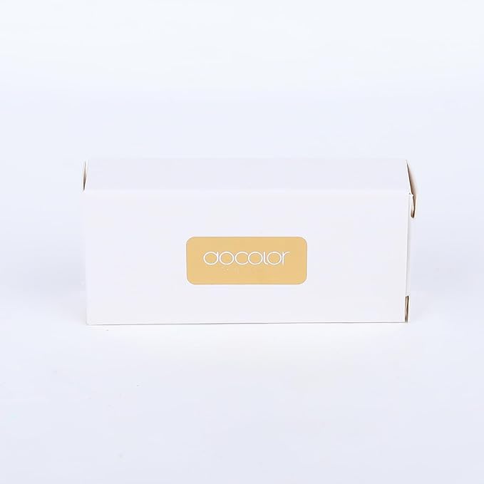 Docolor Foldable Eyelash Comb Separator Folding Lash Comb Eyebrow Mascara Applicator Eyelash Definer Arc Designed Cosmetic Brushes Tool