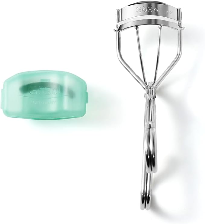 Eyelash Curler w/3 Replacement Pads (Soft/Medium/Firm) - Professional Lash Curler for Natural, Fake, Curly or Straight Lashes, Includes Protective Cover