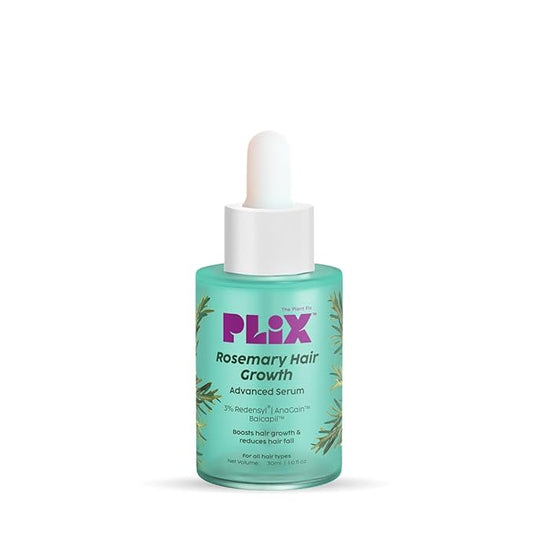 PLI.X - THE PLANT FIX Rosemary Hair Growth Serum with 3% Redensyl,4% AnaGain, 3% Baicapil,| Stimulates Hair Growth, improves hair Density & Thickens Hair | For Men & Women - 1.01 Fl Oz (30ml)