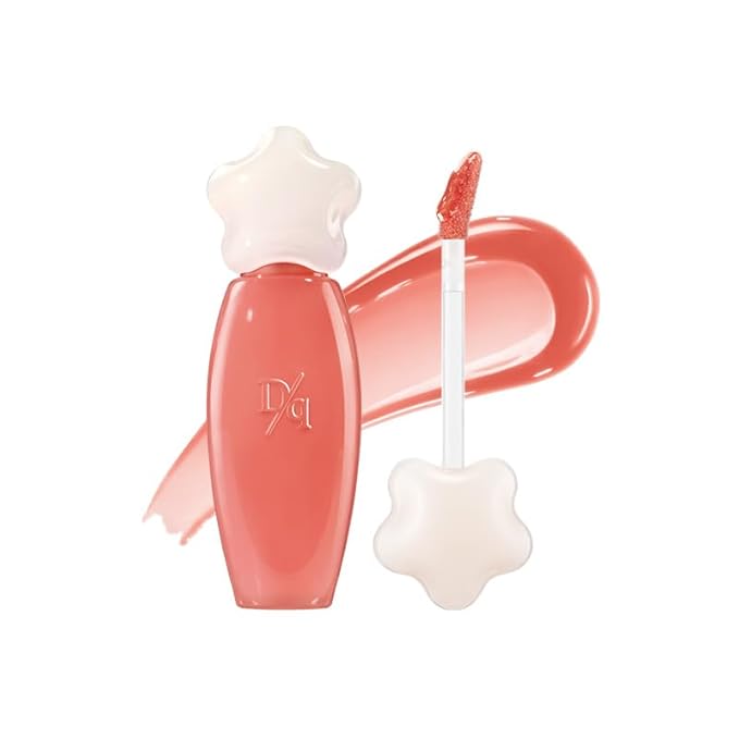 dasique Pure Water Lip Gloss #05 Caramel Drizzle 0.09 oz | Variety of Colors | Dewy Gloss | Buildable Gloss Tesxture | Non-Sticky | K-beauty