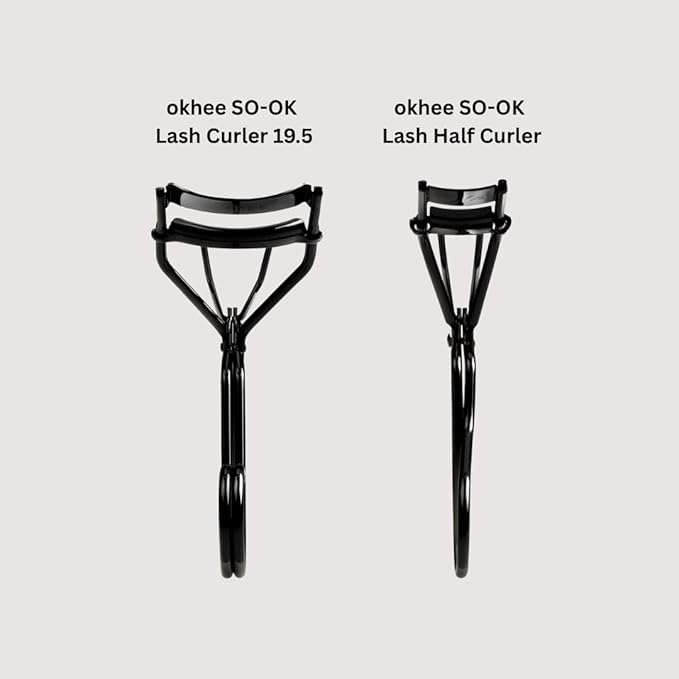 Soo Ador okhee SO-OK Precision Lash Half Curler – Inner & Outer Corner Eyelash Curler for Detailed, No-Pinch Curling