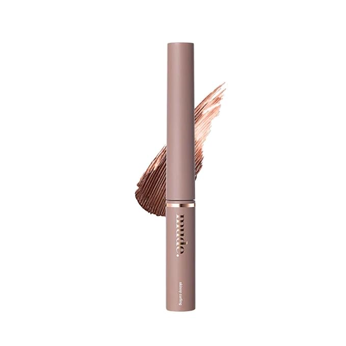 mude Inspire Skinny Curling & Multi-Fixer Light to Brown Mascara Volumizing Curling for Dramatic Lashes Smudge-Proof Water-Proof Stays on All Day (02 Brown)