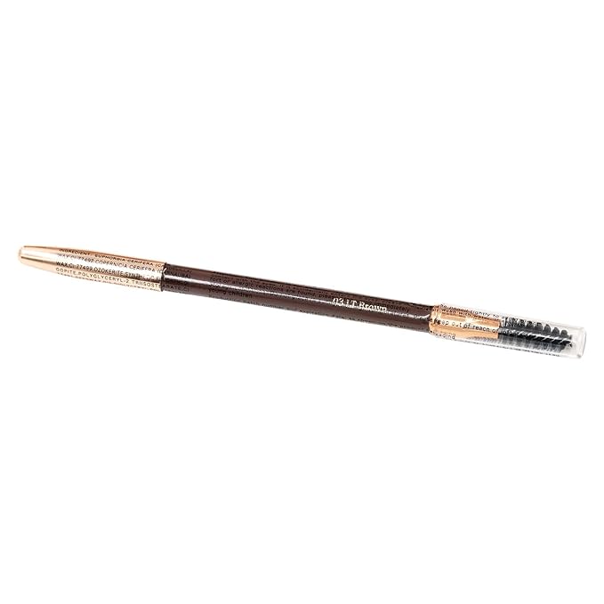 BODERMINCER 1pcs Eyebrow Pencil Longlasting Waterproof Durable Liner Eyebrow 5 Colors to Choose (3# Light Brown)