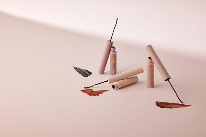 mude Inspire Skinny Curling & Multi-Fixer Mahogany Rosy Brown Mascara Volumizing Curling for Dramatic Lashes Smudge-Proof Water-Proof Stays on All Day (03 Espresso)