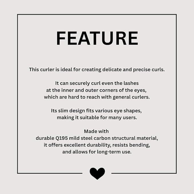 Soo Ador okhee SO-OK Precision Lash Half Curler – Inner & Outer Corner Eyelash Curler for Detailed, No-Pinch Curling