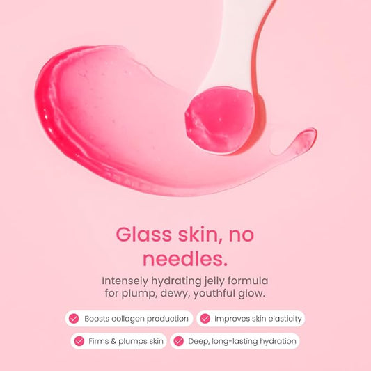 QUIA Collagen Jelly Cream – Lightweight Gel Moisturizer for Glowing, Plump Skin – With Niacinamide and Peptides – Korean Skincare for Daily Hydration