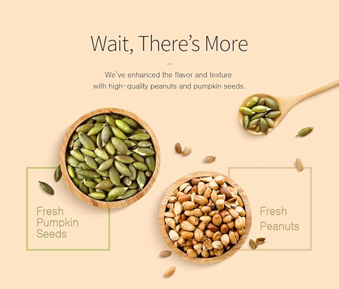 Damtuh Korean Walnut Almond Adlay (Job's Tear) Powder Meal Replacement Shake – Nutty Breakfast Drink, Misugaru, 18g x 50 Sticks