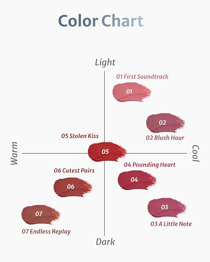 DEARMAY Pure Falling Mood Lip Pot No. 04 Pounding Heart 0.23 Oz. Vegan Lip Stain Lip & Cheek Multi-Use Tint With Hydrating Formula for Smooth Soft Blend Without Dryness or Fine Lines, Korean Makeup