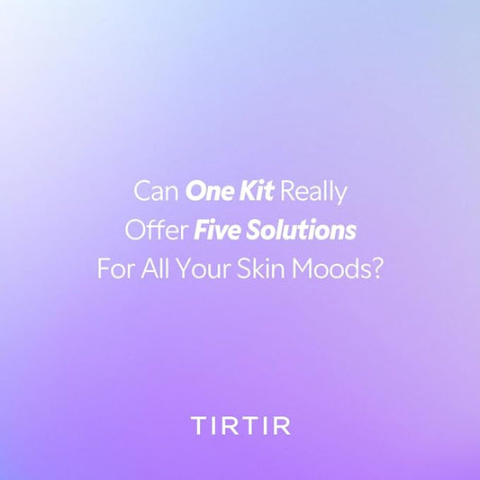 TIRTIR 5 Actives Power Serums Kit – Korean Skin Care Set with Vitamin C, Niacinamide, Azelaic & Hyaluronic Acid, Hydrating Serum, Radiance Boost, Nourishment, Travel Essentials, Skincare Gift