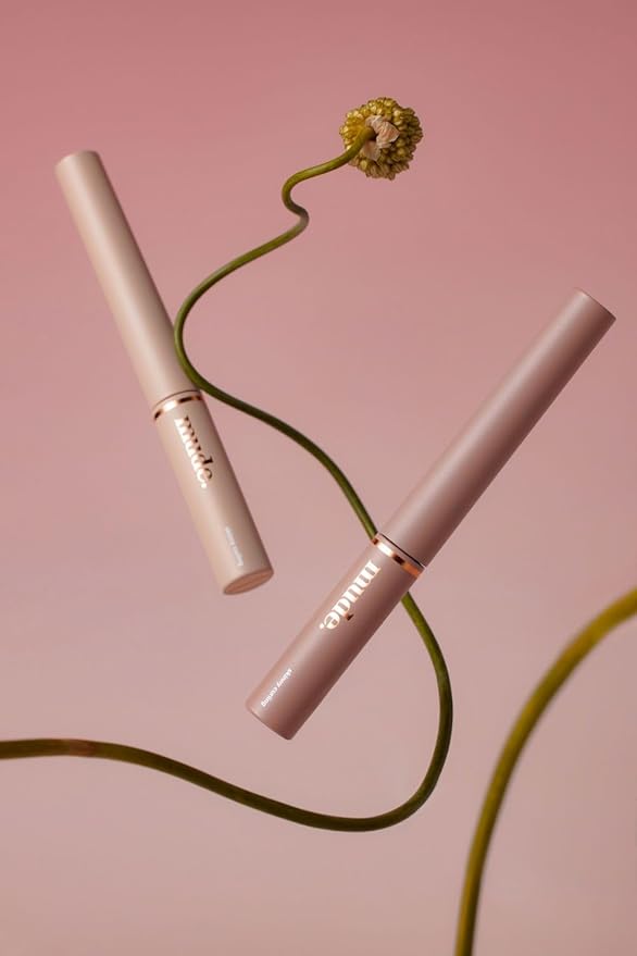 mude Inspire Skinny Curling & Multi-Fixer Light to Brown Mascara Volumizing Curling for Dramatic Lashes Smudge-Proof Water-Proof Stays on All Day (02 Brown)