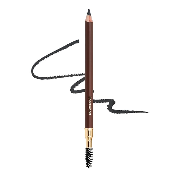 Bodermincer Eyebrow Pencil Longlasting Waterproof Durable Automaric Liner Eyebrow 5 Colors to Choose (5pcs, 4# Grey)