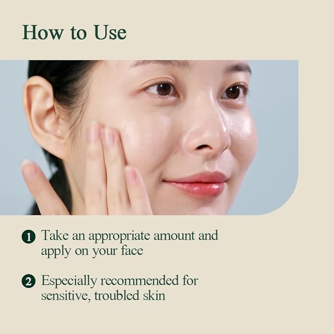 Pyunkang Yul PKY Calming Moisture Barrier Cream Instantly Soothes Sensitive Skin, Hyaluronic Acid & Ceramide for Hydration, Vegan, Korean Skincare (3.38 Fl. Oz, 100ml)