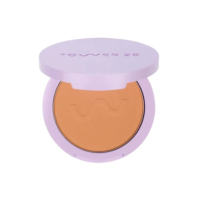 Tower 28 GetSet™ Talc-Free Setting Powder – Blurring, Soft Matte, Sweat-Proof & Transfer-Proof – Hydrating, Sensitive Skin Safe, Vegan & Cruelty-Free – Hermosa Honey