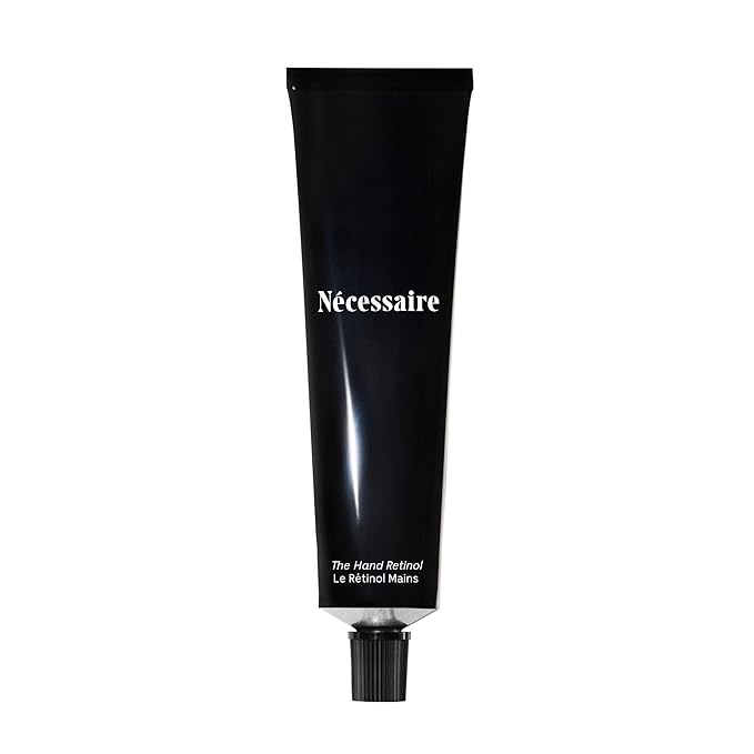 Nécessaire The Hand Retinol. Anti-Age Repair Serum. For Crepiness, Wrinkles, Spots, Brittle Cuticles. 0.25% Pure Retinol. 5% AHA. Dermatologist-Tested. Hypoallergenic. Non-Comedogenic.