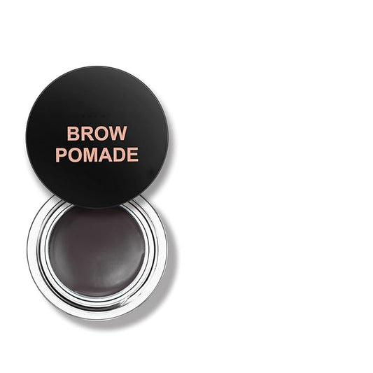 MAEPEOR Eyebrow Pomade 6 Colors Matte Smooth Full-pigmented Brow Pomade Long Lasting Waterproof Natural Brow Gel for All Skin Types and Tones (Matte, 01 Dark Brown)