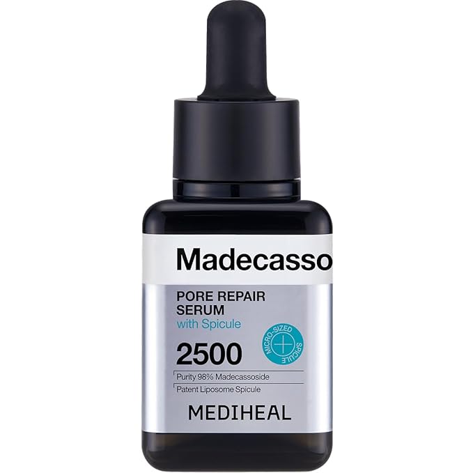 Mediheal Madecassoside Pore Repair Serum 1.35 fl.oz | 2,500 ppm Liposome Spicule & 98.5% Purity Madecassoside Included | Improvement of Pore Spot | Soft Texture for Deep Moisturizing | Non-Irritating