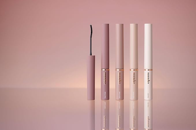 mude Inspire Skinny Curling & Multi-Fixer Mahogany Rosy Brown Mascara Volumizing Curling for Dramatic Lashes Smudge-Proof Water-Proof Stays on All Day (03 Espresso)