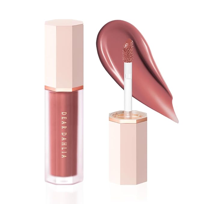 DEARDAHLIA Petal Drop Blush (Sienna) - Weightless Buildable Liquid Blush with High-Pigment, Long-lasting Dewy Finish, Natural Flush. Hydrating, Vegan, Cruelty-Free Korean Makeup for Cheeks. 0.14 oz