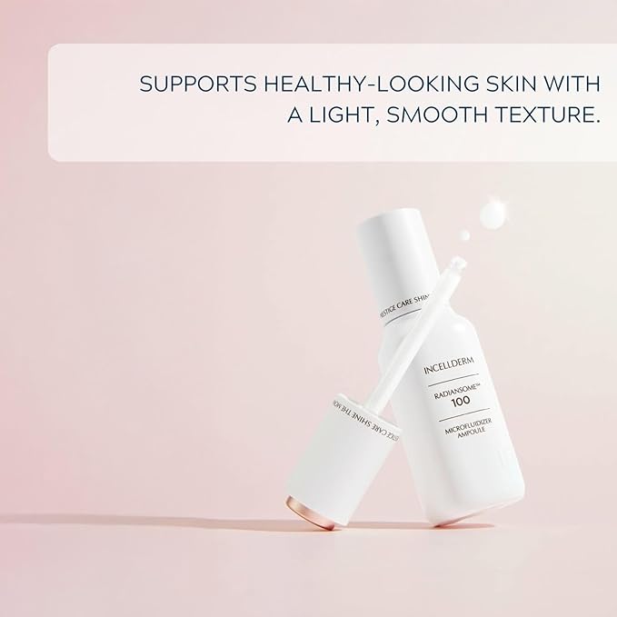 INCELLDERM Radiansome 100 Microfluidizer Ampoule, Brightening & Wrinkle improvement Ampoule, K-Beauty Skin Care - 30ml / 1.01 fl oz.