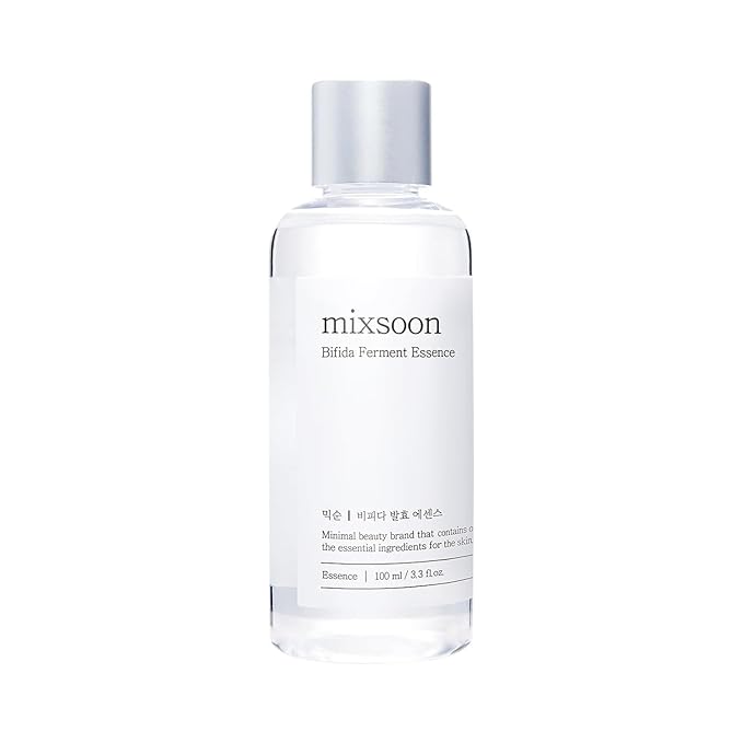 mixsoon Bifida Ferment Essence - Skin Barrier Strengthening, Rejuvenating Essence for Damaged Skin - Korean Skincare - Vegan (3.38 fl.oz / 100ml)