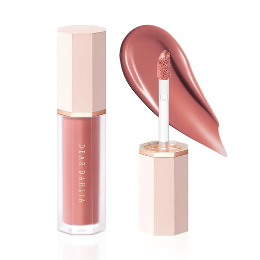 DEARDAHLIA Petal Drop Blush (Moody) - Vegan Weightless Liquid Blush with Long-lasting Pigment, Buildable and Skincare-Infused Fomula. Natural Flush, and Dewy Finish. Korean Makeup for Cheeks. 0.14 oz