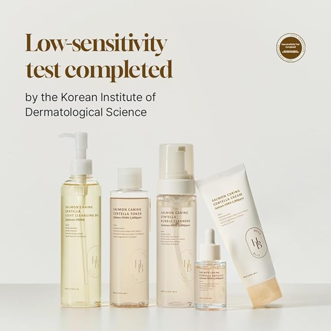 HEVEBLUE Salmon Caring Centella Toner - Salmon PDRN, pH 5.5, Salmon Egg Extract, Centella, Madecassoside, Restore and Rejuvenate, Refine Skin Texture, Low Irritation, Korean Skincare, K-Beauty