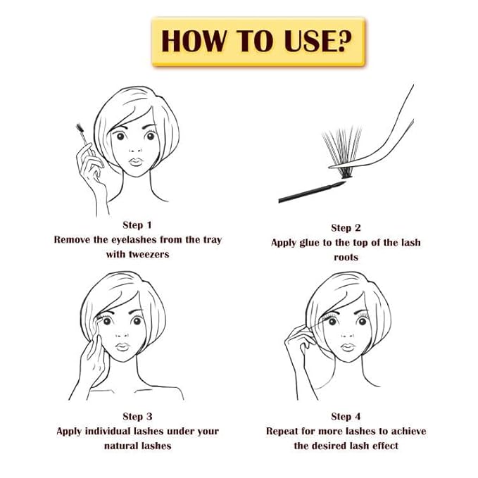 20D Lash Clusters, Individual Lashes, 240 Pcs Individual Lash Extensions, Volume Soft Lightweight Thickness 0.07mm C Curl False Eyelashes 10/11/12/13/14mm (10-14mm, Mixed）