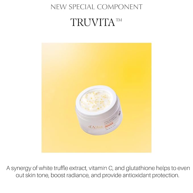 d'alba Piedmont Vita Toning capsule Cream, Deep Hydration Face Moisturizer, Glass Skin with Vita-Cera Oil Capsules, Deep Hydration Face Moisturizer (1.94 oz.)