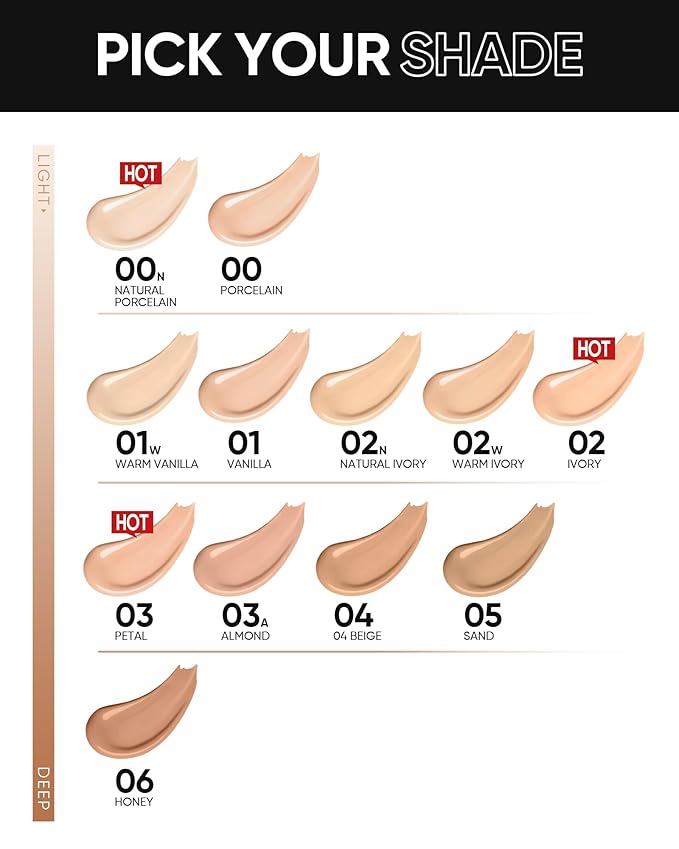 Velvet Matte Cushion Foundation Blue Ultra Cover Powder Foundation, 12h Oil-Control, Lightweight, Long-Lasting, Waterproof Korean Cushion Makeup(#02 Ivory)