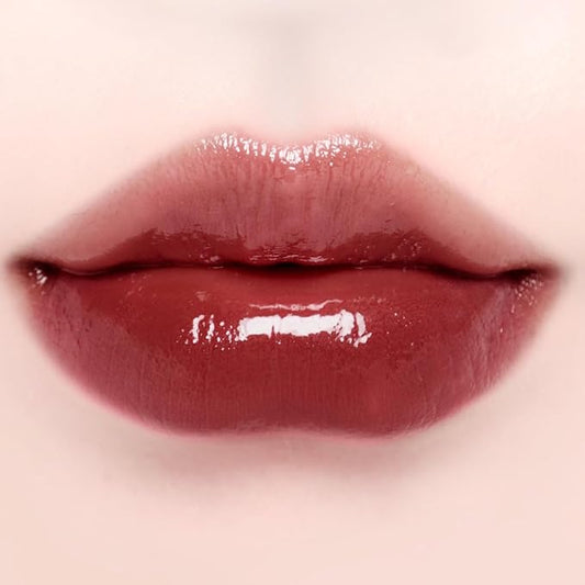 DINTO Blur-Glowy MINI Lip Tint (252 Memento Mori) - Glossy Finish, Hydrating, Long Lasting, Lightweight Texture, Non-Sticky, Vegan & Cruelty-Free, Korean makeup (11 colors)