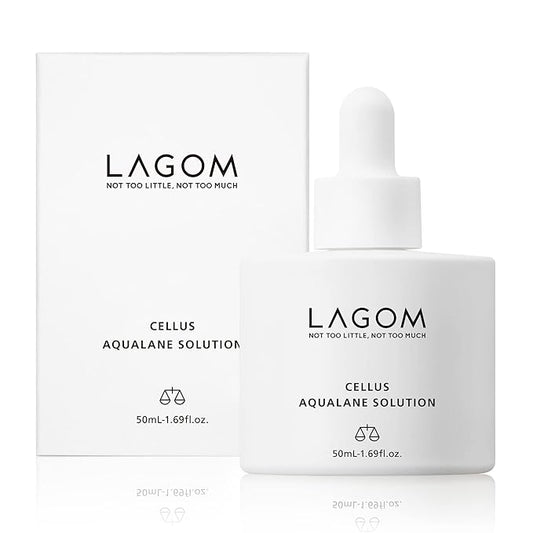 LAGOM Cellus Aqualane Solution | Korean Serum for Face, Vegetable Squalane, Skincare for Glass Skin, Deep Moisturization, Barrier Strengthening 1.69 Fl Oz